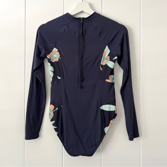 Roxy Onesie Long Sleeve UPF 50 One Piece Swimsuit - Picture 5 of 5